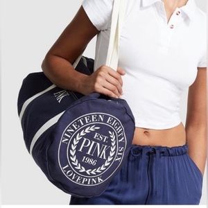 NWT PINK Victoria’s Secret Duffle Bag